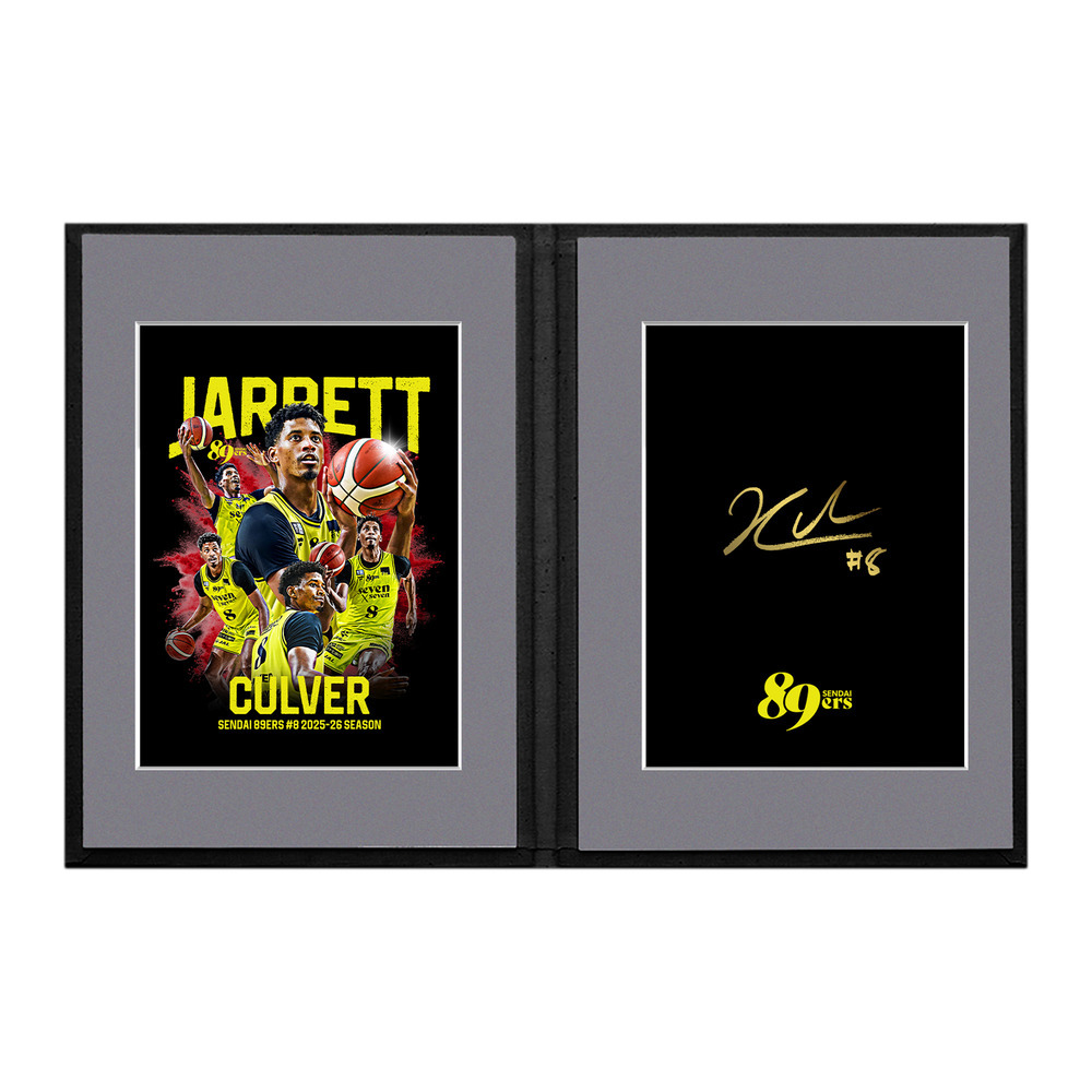 【MyPLAYER COLLECTION 2025-26】選手直筆サイン入りフォトアルバム(ラフネートル) #8 ジャレット・カルバー 詳細画像 #8 ジャレット・カルバー 1